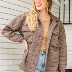 Coming Back Home Jacket in Mocha